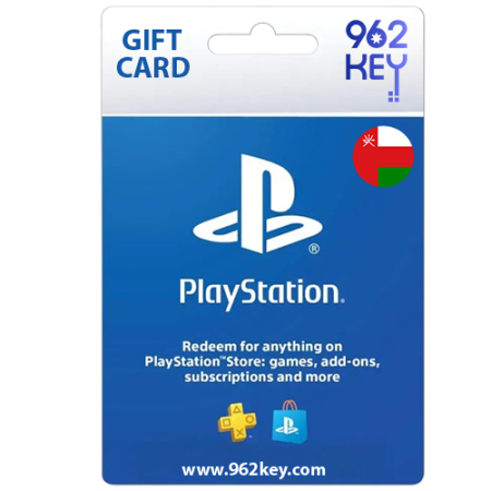 بطاقات هدايا بلاي ستيشن عُماني (OM) PlayStation Gift Cards Oman